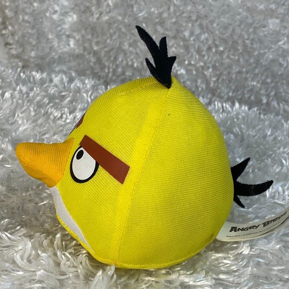 Misc Toys/Books Stuffed Animal Angry Bird Yellow  4x4 inch - Picture 3 of 9